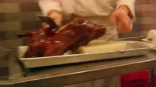 Duck preparation in Beijing