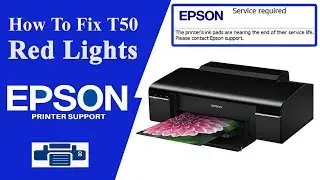 What is the Service Required | Epson T50 Resetter
