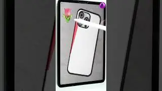 iPhone Uses Colors 😉? 📱+🌷=❓ #procreate #shorts #artwitha #a #arttiktok #Satisfyingart  @ArtwithA