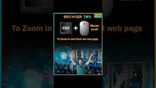 Browser shortcut⚡ To Zoom web pages💡 #techtips #techshorts #trendingshorts #techtipsandtricks