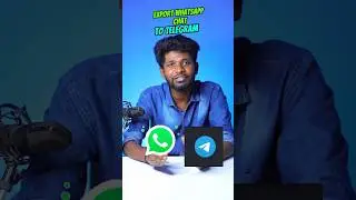 🤩Exports Whatsapp Chats To Telegram  ✅