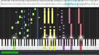 Super Mario Bros. Credits Theme Song (Invincibility Star Theme Remix?) on Synthesia
