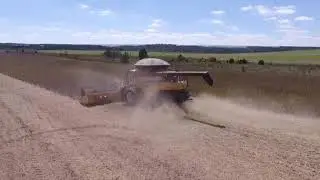 New Holland CR 8.90 - colheita de soja