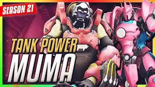 Houston Outlaws MUMA All GOLD Medals (Tank Gameplay) [OVERWATCH SEASON 21]