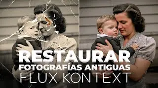 Restore Old Photos with AI for Free: Complete Tutorial with FLUX Kontext