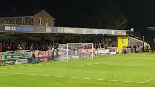 Harrogate Town just after going 2-0 up against Doncaster Rovers