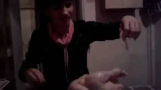Кристина и курица