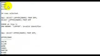 LEC#11 FUNCTIONS(CHARACTER FUNCTION)