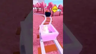 Катаюсь на тележках в ROBLOX 