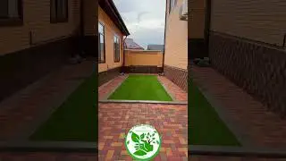 Укладка искусственного газона #shorts #reels #top #garden #photo #sad #gazon