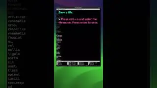 Edit files with nano | Linux for beginners 