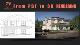 Exterior modeling and Rendering from PDF  - 3Ds MAX - VRAY -  High speed video - CADVIZ Guru
