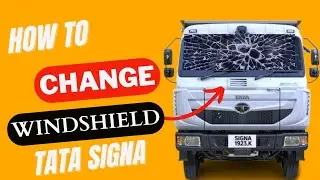 टाटा Signa 4923 Trailer Windshield फिटिंग | Tata 4018 Trailer | 2022 #trailer