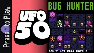 Bug Slayer from UFO 50 - Press A to Play (stream VOD)