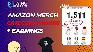 Amazon Merch - Tier Ups, Mockups & A New Old Category + Amazon Merch Earnings MAY 2024