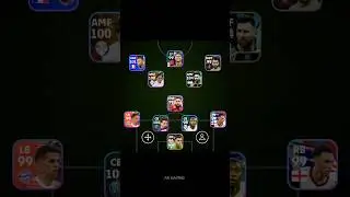 Best squad🔥4-1-2-3 Formation 🤯#efootball