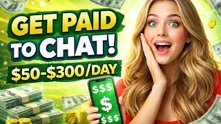 Make Money Chatting Online in 2026 (Earn $50–$300/Day) | 3 Legit Websites That Pay You