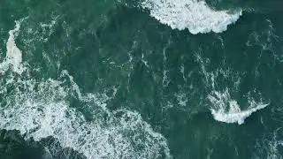 4K ISLAND OCEAN WAVES (FREE STOCK VIDEO)