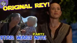 Disneyland StarWars Lightsaber Meet Up Original Rey! Part2!