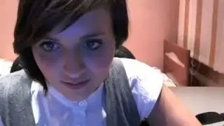 Cute college girl   webcam chat