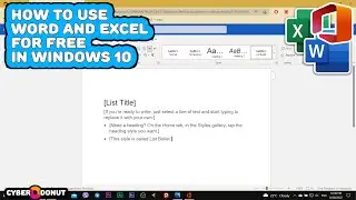 How to get Word and Excel for free (PC)