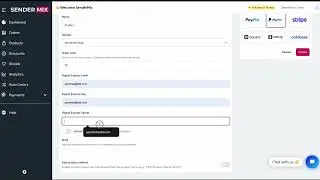 How to Set Up a Payment Profile in Sendermix | Connect PayPal, Stripe & More
