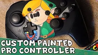 The Legend of Zelda: Link's Awakening – Custom Painted Nintendo Switch Pro Controller