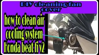 Honda Beat Fi 2021, Cleaning Cooling System Scooter.