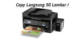 Cara foto copy beberapa rangkap (lebih dari 1 lembar) pakai EPSON L565