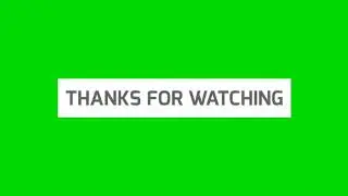 End Screen Animation | Green Screen Animation | Gajjar's Green Screen
