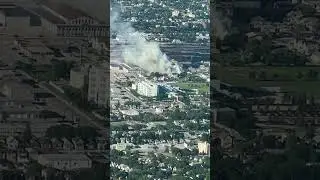 Spotted a fire in Winnipeg #cockpit #cockpitview