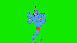Genie animated green screen video for Youtubers copyright free.
