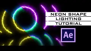 Neon Shape LIghting - Video Copilet Saber & Video Copilet Reflect After Effects Tutorial (SpeedArt)