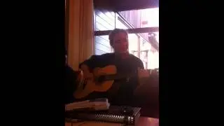 Sister playing guitar