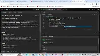 Leetcode 503. Next Greater Element II (monotonic stack)
