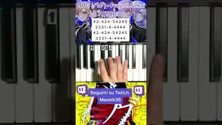 BUG (バグ) - Project Sekai (プロセカ) - Easy piano TUTORIAL 
