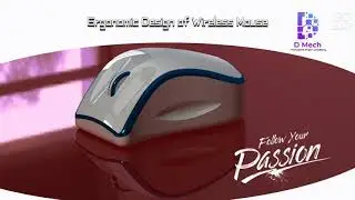 D Mech Wireless Mouse with Ergonomic Design