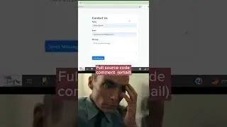 Contact Form Emails Using Node.js ✅ 