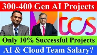 TCS 300-400 GenAI PROJECTS🤖💻🌐 High SALARY for AI ML Developers #tcs #infosys #wipro #genai #ai #llm