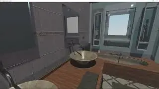 OpenGL  |  C++  |  Antares Engine demo - salle de bain