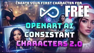 How to make a Consistant Ai Character With OpenArts New 2.0 ( Your First Character is FREE )