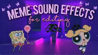 MEME AUDIOS FOR EDITING | 2020