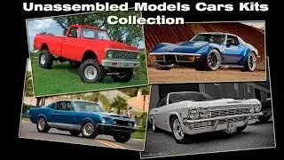 Unassembled Models Car Kits Collection 