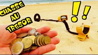 CHASSE AU TRESOR - DETECTION PLAGE - DETECTEUR METAUX GARRETT ACE150