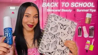 Skincare & Beauty Must Haves for Back To School Plus Survival Tips ✏️✨🎀🤍