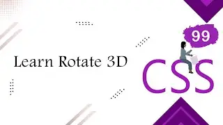 [Learn CSS Animations in Arabic 2022]  #99 3D Rotate