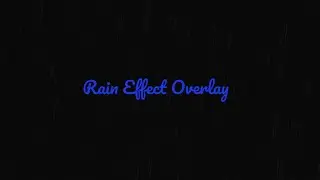 Rain overlay black screen effect Free stock footage