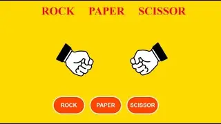 ROCK PAPER SCISSOR GAME || USING HTML CSS AND JAVASCRIPT || WEB DEV PROJECTS TUTORIAL