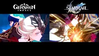 Honkai: Star Rail x Genshin Impact Collab  Trailer - Similar Scenes