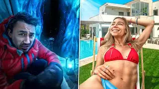 Nuit dans une Crevasse VS Nuit dans une Villa